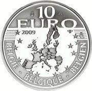 10 Euros - Albert II Erasmus obverse image