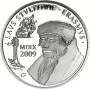 10 Euros - Albert II Erasmus reverse image