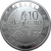 10 Euros - Albert II Paul Delvaux obverse image