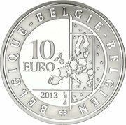10 Euros - Albert II Tour of Flanders obverse image