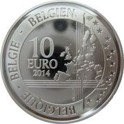 10 Euros - Philippe Adolphe Sax obverse image