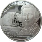 10 Euros - Philippe Adolphe Sax reverse image