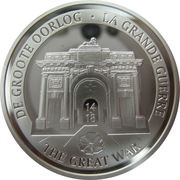 10 Euros Centennial of WWI, Belgium, 2014 reverse image