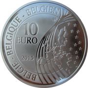 10 Euros 70 years of peace in Europe obverse image