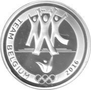 10 Euros Team Belgium, Belgium, 2016 reverse image