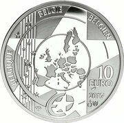 10 Euros Antwerpen-Centraal railway station obverse image
