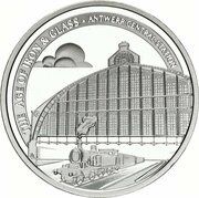 10 Euros Antwerpen-Centraal railway station reverse image