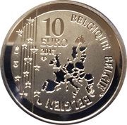 10 Euros Tijl Uilenspiegel obverse image