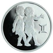 2 Roubles Gemini, Russia, 2003 reverse image