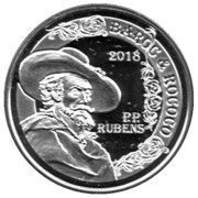 10 Euros Rubens, Belgium, 2018 reverse image