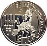 10 Euros Christophe Plantin obverse image