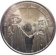10 Euros The Arnolfini portrait, Belgium, 2020 reverse image