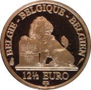 12½ Euros - Albert II King Albert II - Dynasty Anniversary, Belgium, 2011 reverse image