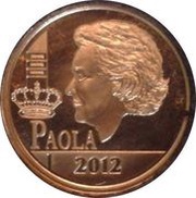 12½ Euros - Albert II Queen Paola - Dynasty Anniversary obverse image