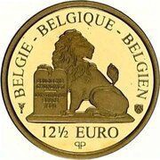 12½ Euros - Philippe Queen Louise-Marie d'Orléans obverse image