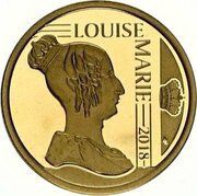 12½ Euros - Philippe Queen Louise-Marie d'Orléans, Belgium, 2018 reverse image