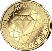 12,5 Euros Antwerp, Belgium, 2021 reverse image