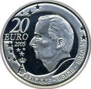 20 Euros - Albert II FIFA 2006 obverse image