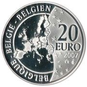 20 Euros - Albert II Hergé obverse image