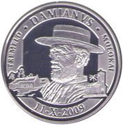 20 Euros - Albert II Father Damian DeVeuster, Belgium, 2009 reverse image