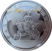 20 Euros - Philippe 70 Ans de Paix en Europe, Belgium, 2015 reverse image