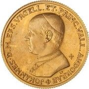 1 Sobirana - Joan Martí i Alanis Episcopal Co-Prince; Latin obverse image