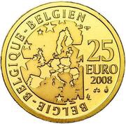 25 Euros - Albert II Beijing Olympics obverse image