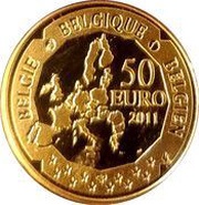 50 Euros - Albert II Auguste Picard obverse image
