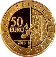 50 Euros - Albert II Hugo Claus obverse image