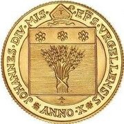 1 Sobirana - Joan Martí i Alanis Episcopal Co-Prince; Latin obverse image