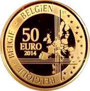 50 Euros - Albert II Adolphe Sax obverse image