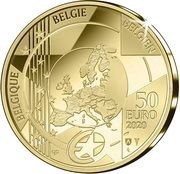 50 Euros Gothic - Jan van Eyck obverse image