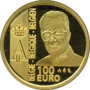 100 Euros - Albert II Franc Germinal obverse image