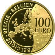 100 Euros - Albert II Belgian Coins obverse image