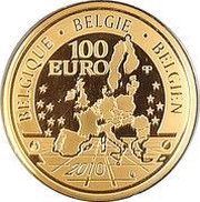 100 Euros - Albert II Prince Philippe obverse image