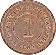 1 Cent - Victoria reverse image