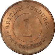 1 Cent - Edward VII reverse image