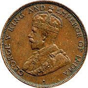 1 Cent - George V obverse image