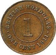 1 Cent - George V reverse image