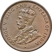1 Cent - George V obverse image
