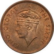 1 Cent - George VI Without "King and Emperor" obverse image