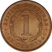 1 Cent - George VI Without "King and Emperor" reverse image