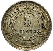 5 Cents - Victoria reverse image