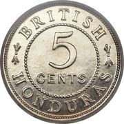 5 Cents - George V reverse image