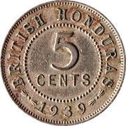 5 Cents - George VI Copper-Nickel reverse image