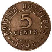 5 Cents - George VI With "King and Emperor"; Nickel-Brass reverse image