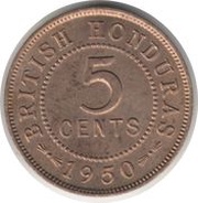 5 Cents - George VI Without "King and Emperor" reverse image