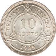 10 Cents - George VI reverse image
