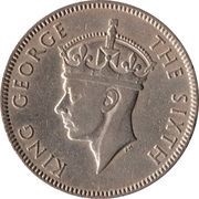 25 Cents - George VI obverse image