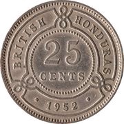 25 Cents - George VI reverse image